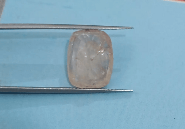 IGI Certified 6.38ct Padparadscha Sapphire, Natural Untreated Gemstone - SMSGEMS