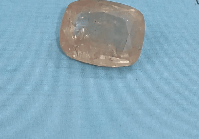 IGI Certified 6.38ct Padparadscha Sapphire, Natural Untreated Gemstone - SMSGEMS