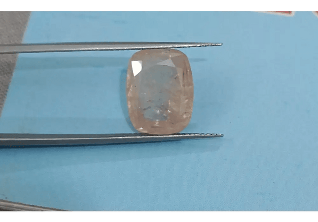 IGI Certified 6.38ct Padparadscha Sapphire, Natural Untreated Gemstone - SMSGEMS