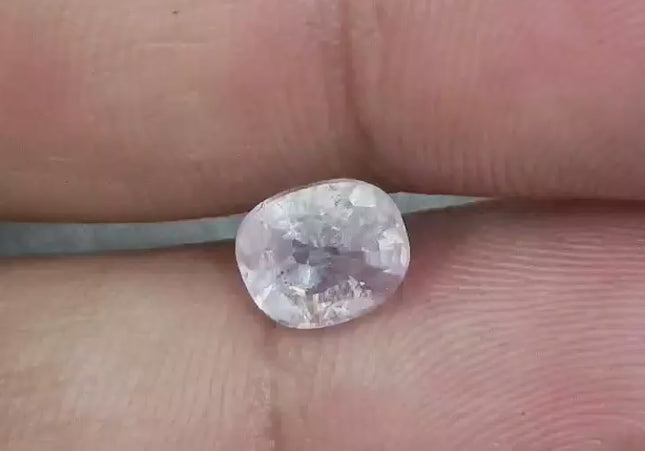 Certified 2.26 Natural Untreated Pink Sapphire.