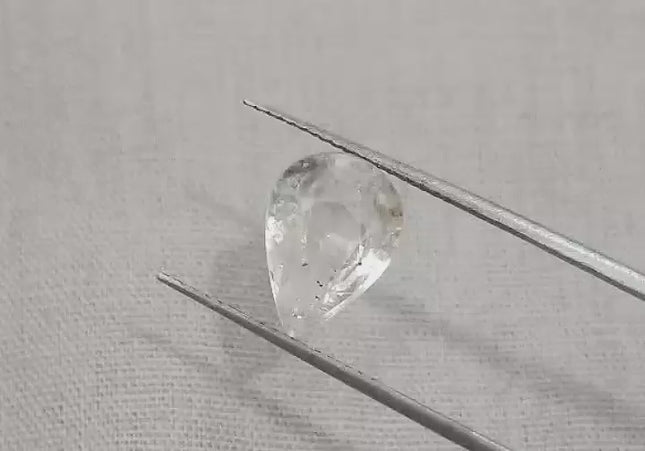 GSI Certified 3.50ct White Sapphire, Natural Unheated Loose Gemstone.