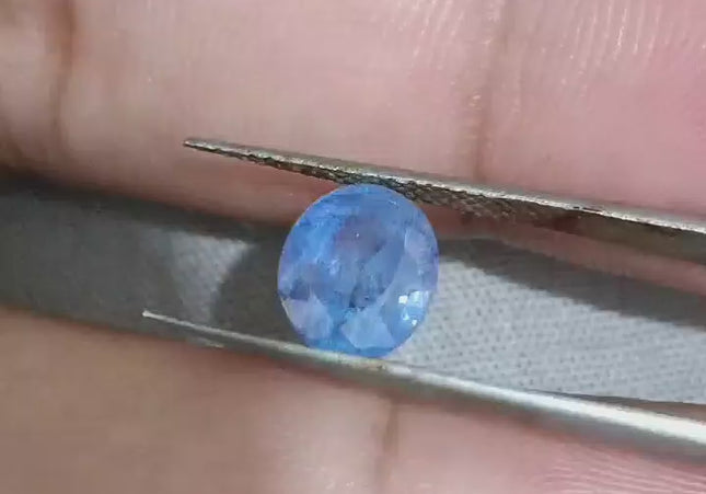 GSI Certified 2.23ct Blue Ceylon Sapphire, Natural Loose Gemstone.