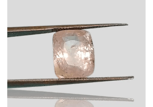 Rare Big Size! 7.08ct IGI Certified Padparadscha Cushion Cut Ceylon Sapphire, Natural Earth Mined untreated Gemstone - SMSGEMS