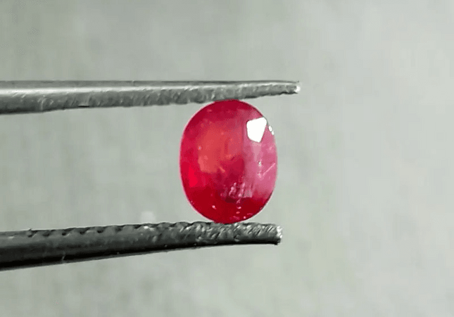 0.59ct Burmese Ruby, 100% Natural Untreated Gem - SMSGEMS 