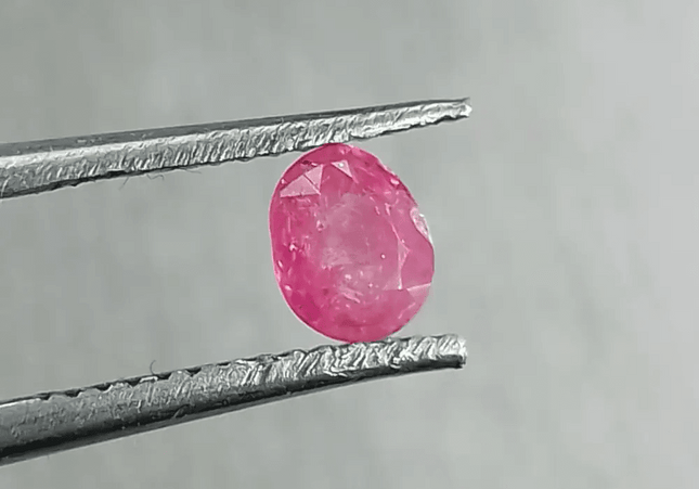 63ct Burmese Ruby Natural Untreated Gem - SMSGEMS 
