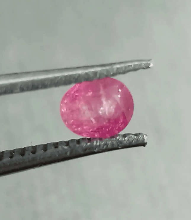 63ct Burmese Ruby Natural Untreated Gem - SMSGEMS 