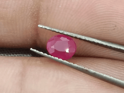 65ct Mozambique Ruby Natural Untreated Gemstone - SMSGEMS 