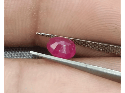 65ct Mozambique Ruby Natural Untreated Gemstone - SMSGEMS 