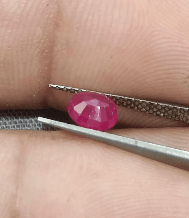 65ct Mozambique Ruby Natural Untreated Gemstone - SMSGEMS 
