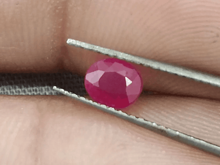 65ct Mozambique Ruby Natural Untreated Gemstone - SMSGEMS 