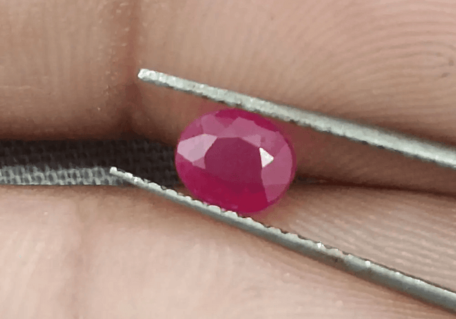 65ct Mozambique Ruby Natural Untreated Gemstone - SMSGEMS 