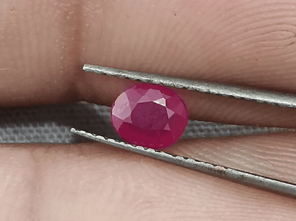 65ct Mozambique Ruby Natural Untreated Gemstone - SMSGEMS 