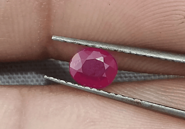65ct Mozambique Ruby Natural Untreated Gemstone - SMSGEMS 