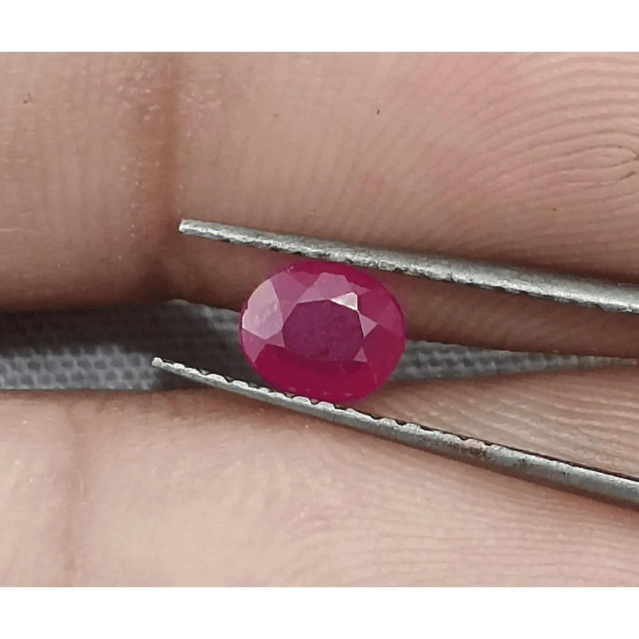 65ct Mozambique Ruby Natural Untreated Gemstone - SMSGEMS 