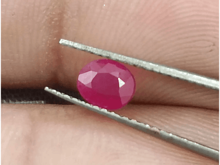 65ct Mozambique Ruby Natural Untreated Gemstone - SMSGEMS 