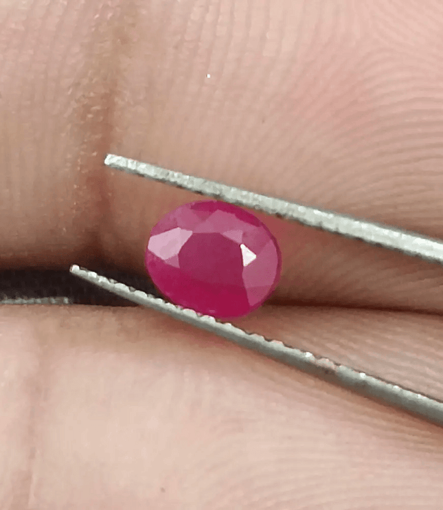 65ct Mozambique Ruby Natural Untreated Gemstone - SMSGEMS 