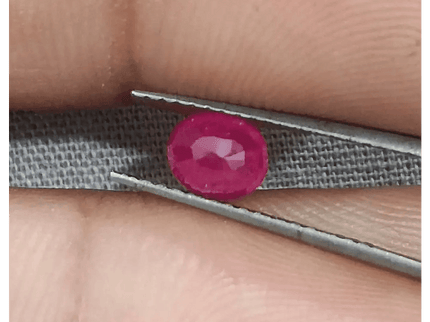 65ct Mozambique Ruby Natural Untreated Gemstone - SMSGEMS 