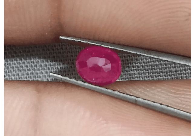 65ct Mozambique Ruby Natural Untreated Gemstone - SMSGEMS 