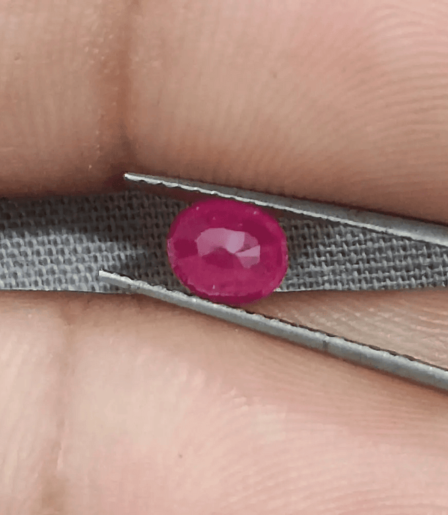 65ct Mozambique Ruby Natural Untreated Gemstone - SMSGEMS 