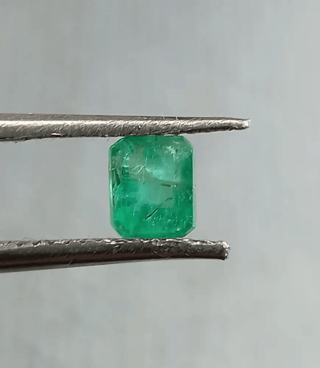 67ct Zambian Emerald Natural Green Gemstone - SMSGEMS 