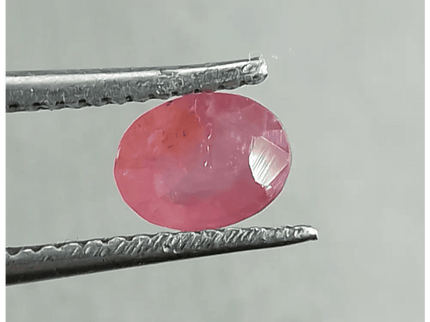Natural Untreated Ruby 0.70ct Oval Gem Africa - SMSGEMS 