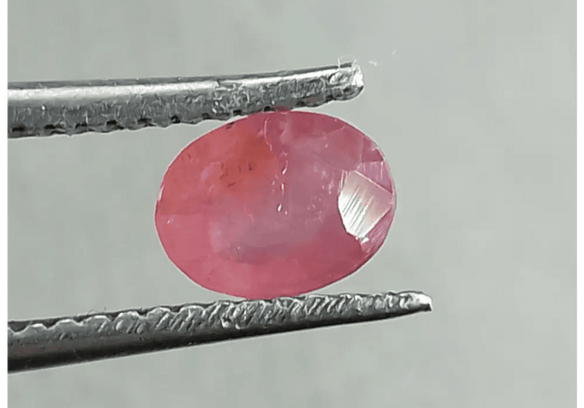 Natural Untreated Ruby 0.70ct Oval Gem Africa - SMSGEMS 