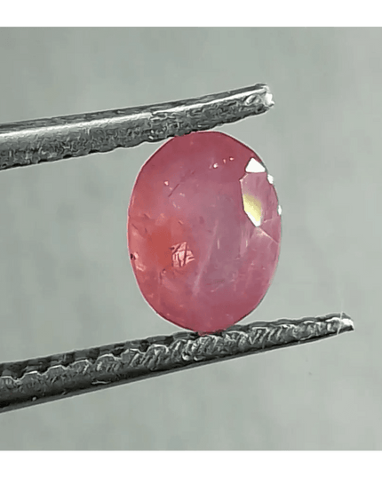 Natural Untreated Ruby 0.70ct Oval Gem Africa - SMSGEMS 