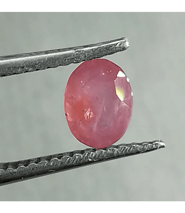 Natural Untreated Ruby 0.70ct Oval Gem Africa - SMSGEMS 