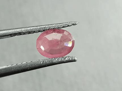 Natural Untreated Ruby 0.70ct Oval Gem Africa - SMSGEMS 