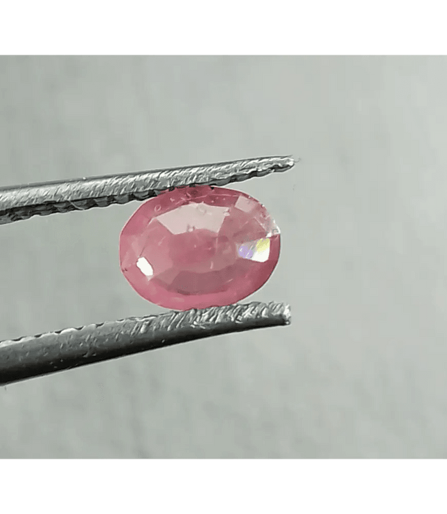 Natural Untreated Ruby 0.70ct Oval Gem Africa - SMSGEMS 