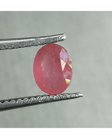 Natural Untreated Ruby 0.70ct Oval Gem Africa - SMSGEMS 