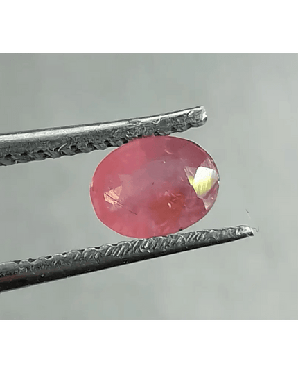Natural Untreated Ruby 0.70ct Oval Gem Africa - SMSGEMS 