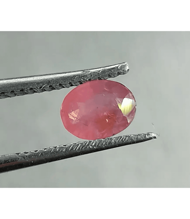 Natural Untreated Ruby 0.70ct Oval Gem Africa - SMSGEMS 