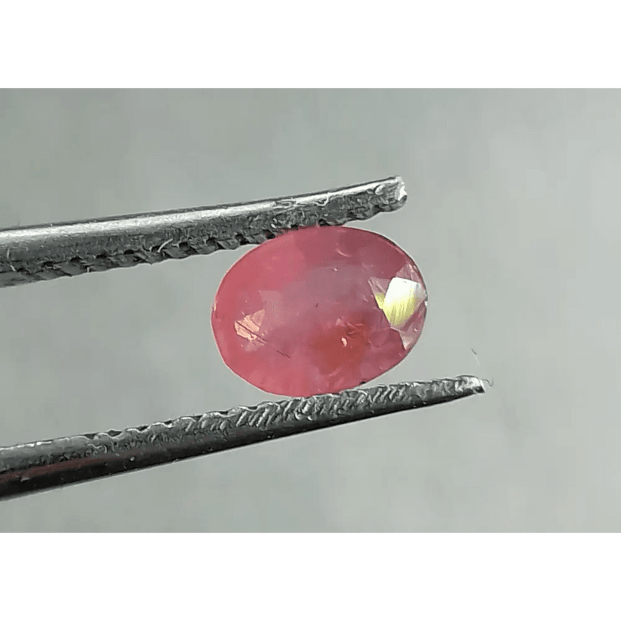 Natural Untreated Ruby 0.70ct Oval Gem Africa - SMSGEMS 