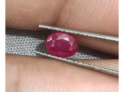 0.71ct Mozambique Ruby, Natural Untreated Gemstone - SMSGEMS 