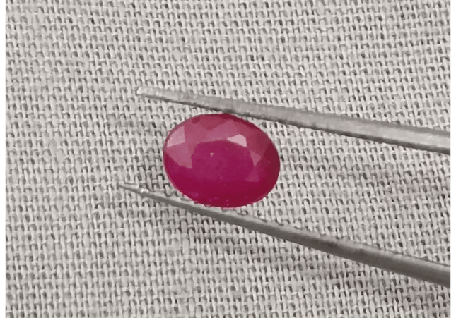 0.71ct Mozambique Ruby, Natural Untreated Gemstone - SMSGEMS 