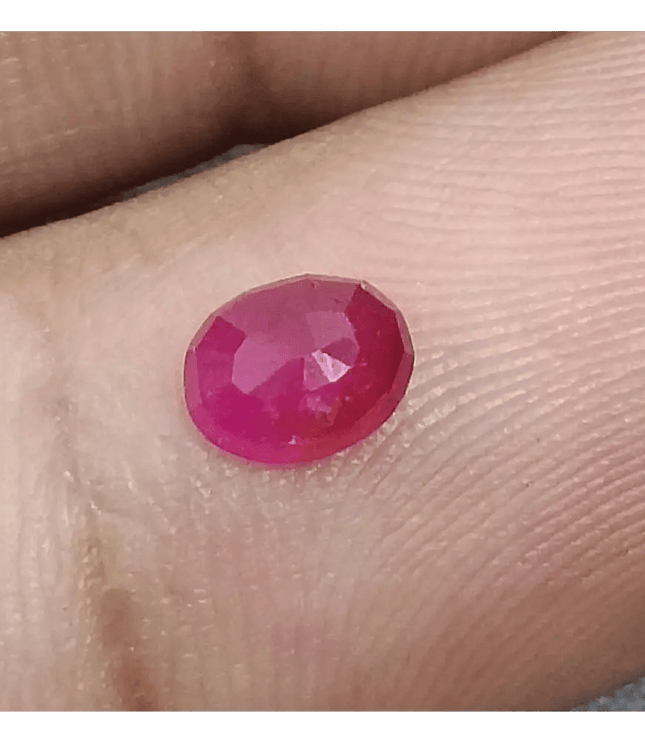 0.71ct Mozambique Ruby, Natural Untreated Gemstone - SMSGEMS 