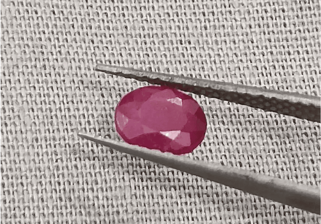 0.71ct Mozambique Ruby, Natural Untreated Gemstone - SMSGEMS 