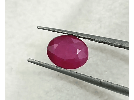 0.71ct Mozambique Ruby, Natural Untreated Gemstone - SMSGEMS 