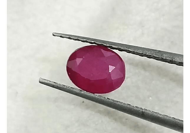 0.71ct Mozambique Ruby, Natural Untreated Gemstone - SMSGEMS 