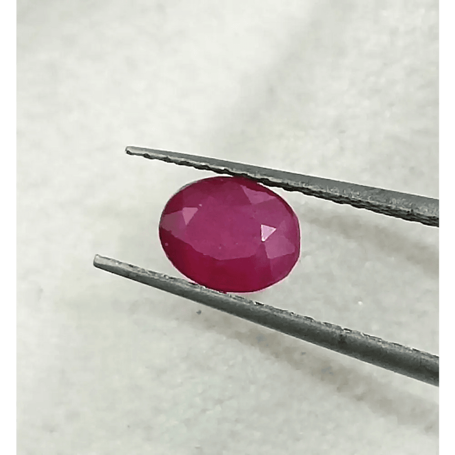 0.71ct Mozambique Ruby, Natural Untreated Gemstone - SMSGEMS 
