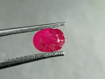 0.76ct Burmese Ruby, 100% Natural Untreated Gem - SMSGEMS 