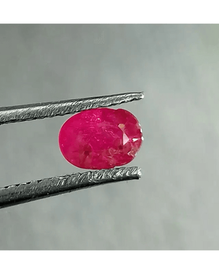 0.76ct Burmese Ruby, 100% Natural Untreated Gem - SMSGEMS 
