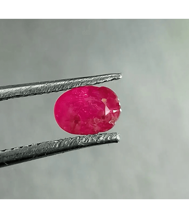 0.76ct Burmese Ruby, 100% Natural Untreated Gem - SMSGEMS 