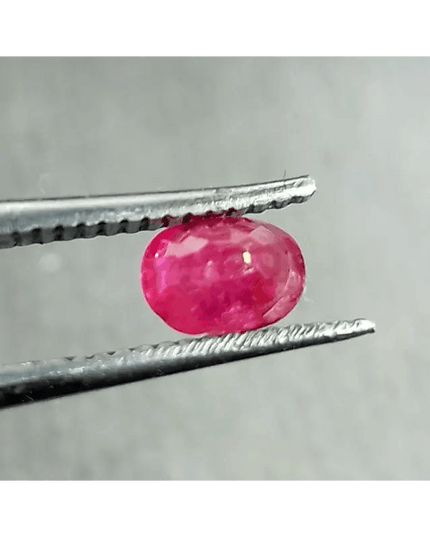 0.76ct Burmese Ruby, 100% Natural Untreated Gem - SMSGEMS 