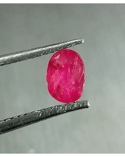 0.76ct Burmese Ruby, 100% Natural Untreated Gem - SMSGEMS 
