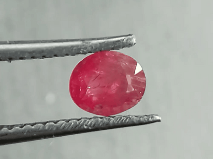 0.77ct Burmese Ruby, 100% Natural Untreated Gem - SMSGEMS 