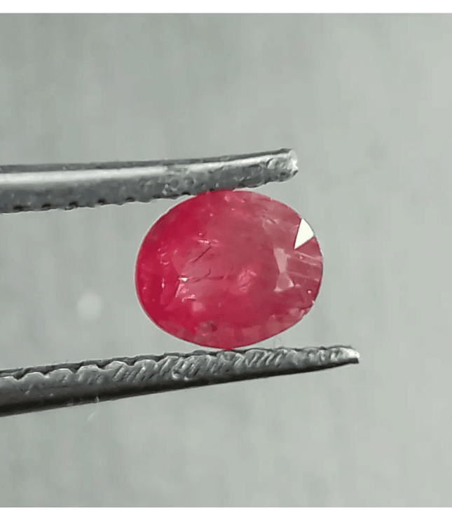 0.77ct Burmese Ruby, 100% Natural Untreated Gem - SMSGEMS 