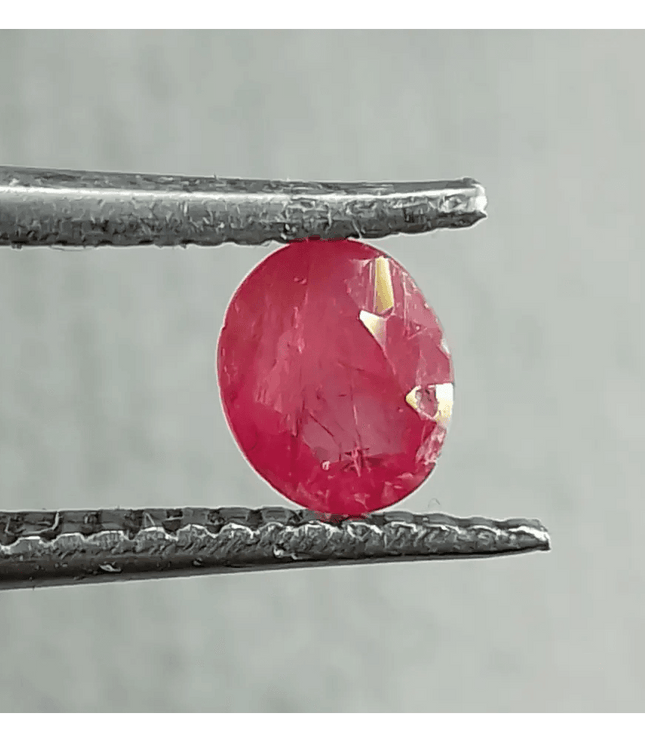 0.77ct Burmese Ruby, 100% Natural Untreated Gem - SMSGEMS 