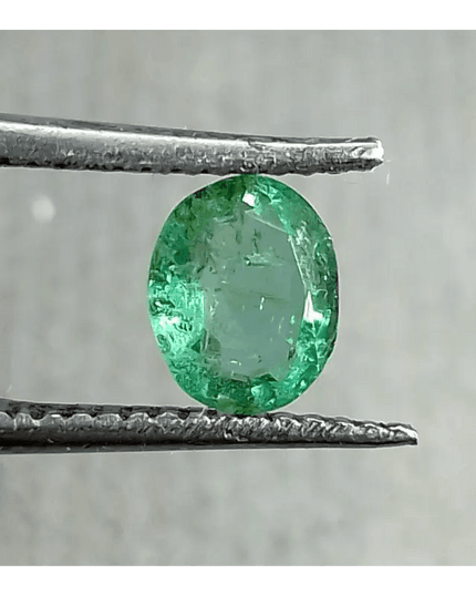 0.80ct Zambian Emerald, 100% Natural Gem - SMSGEMS 